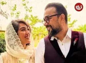 عکس؛ عاشقانه سپند امیرسلیمانی و همسرش روی صحنه تئاتر