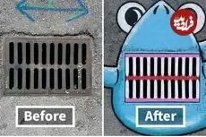 خلاقیت هنرمند خیابانی که اشیاء روزمره را به شخصیت‌های بامزه تبدیل می‌کند