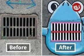 خلاقیت هنرمند خیابانی که اشیاء روزمره را به شخصیت‌های بامزه تبدیل می‌کند