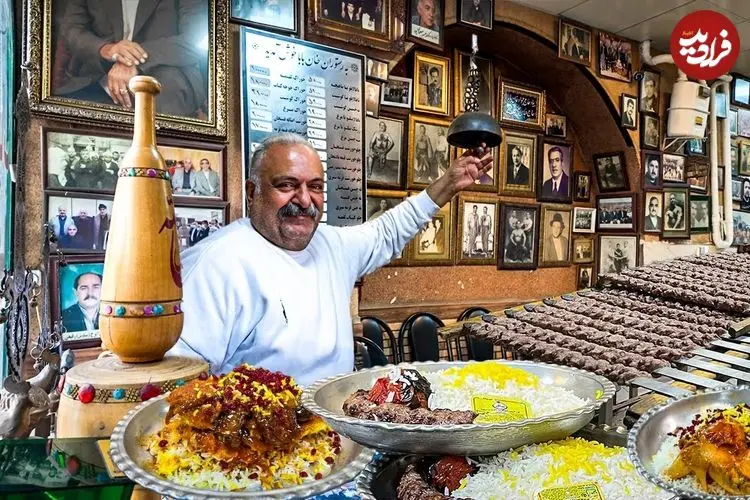 ببینید| غذای خیابانی در ایران؛ پخت انواع کباب، ته چین و زرشک پلو با مرغ در تهران