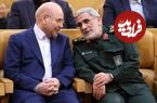 عکس؛ سفر در زمان؛ «سردار قاآنی» و همکاران اش در حال صرف شام؛ دهه 70