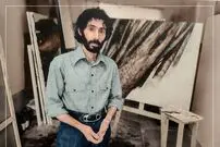 عکس| سفر زمان؛ «سهراب سپهری» در دوران نوجوانی و در حال نقاشی کشیدن؛ دهه 20