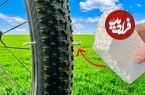 (ویدئو) اگر تیوپ لاستیک دوچرخه سوراخ شد، چگونه تعمیرش کنیم؟