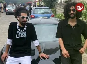 ببینید| سفر در زمان؛ «رحمان و رحیم» در حال اجرا در پشت صحنه سریال پایتخت 6؛ سال 98