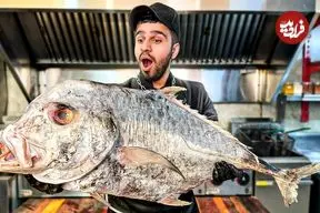 ببینید| غذای خیابانی در ایران؛ برش و پخت یک غذای خاص با ماهی