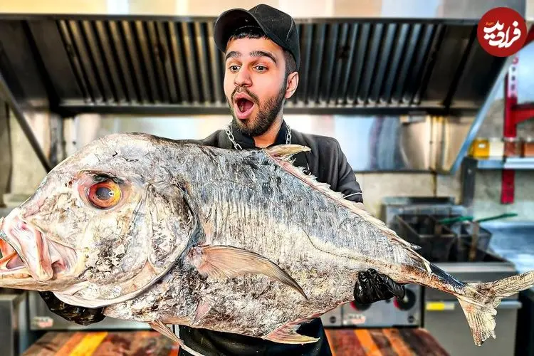 ببینید| غذای خیابانی در ایران؛ برش و پخت یک غذای خاص با ماهی