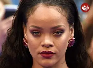 عکس| سفر در زمان؛ «ریحانا» در مراسم گوچی در کالیفرنیا؛ سال 1387