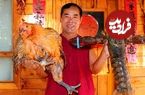 ببینید؛ غذای روستایی در چین؛ پخت یک غذای خاص با مرغ و لابستر