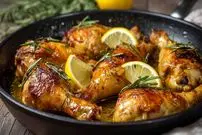 ببینید| پخت یک غذای متفاوت با ران مرغ؛ یک شام خوشمزه ایتالیایی