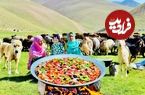 ببینید؛ غذای عشایری در افغانستان؛ پخت پیتزای مخلوط زغالی