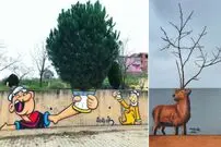 (تصاویر) هنر خیابانی؛ خلاقیت تماشایی یک هنرمند ترکیه‌ای