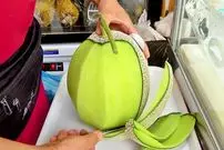 ببینید| غذای خیابانی در کره؛ برش زدن هندوانه، آناناس، خرمالو و تهیه دسر میوه ای در سئول