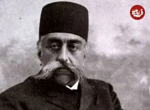 عکس| سفر در زمان؛ «مظفرالدین میرزا» و عده‌ای از صاحب منصبان دربار 