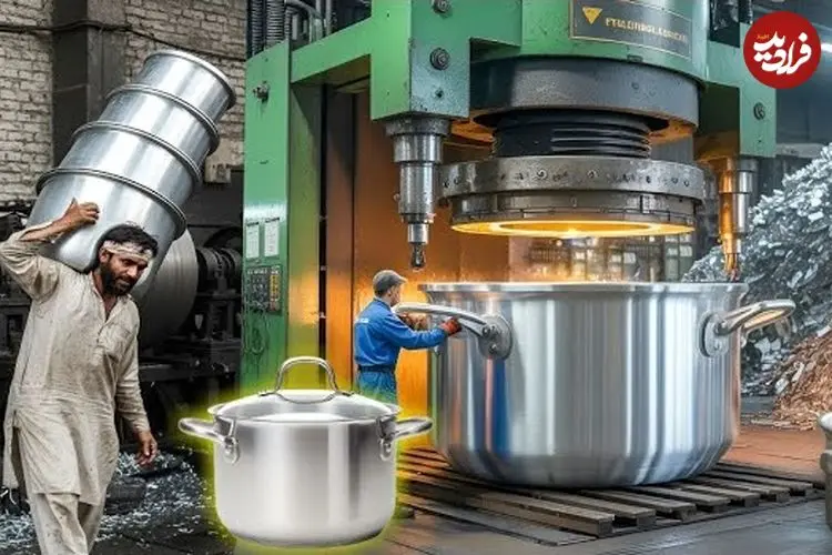 ببینید| مراحل صفر تا صد بازیافت ضایعات آلومینیومی و تولید قابلمه با آن ها در پاکستان