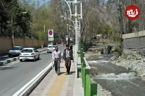 عکس| سفر به تهران قدیم؛ نمایی از «پل رومی قیطریه» در سال 1332