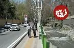 عکس| سفر به تهران قدیم؛ نمایی از «پل رومی قیطریه» در سال 1332