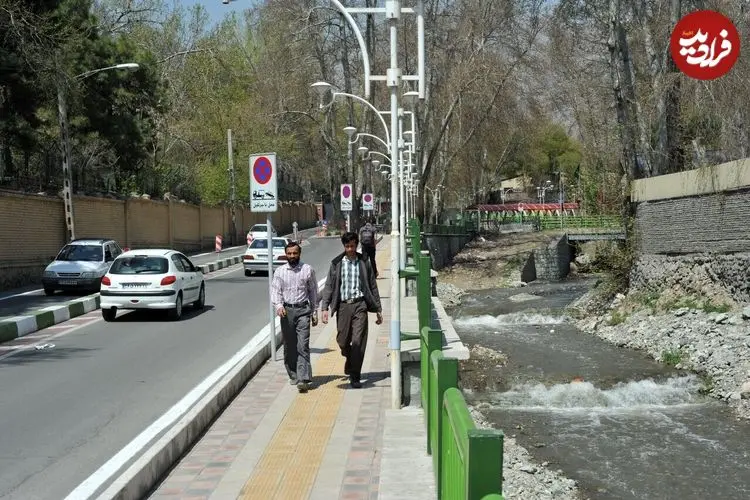 عکس| سفر به تهران قدیم؛ نمایی از «پل رومی قیطریه» در سال 1332