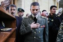 عکس؛ سفر به تاریخ؛ «سردار حاجی زاده» در مراسم ترحیم مادر «امیر موسوی»؛ سال 97