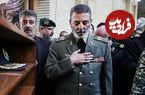عکس؛ سفر به تاریخ؛ «سردار حاجی زاده» در مراسم ترحیم مادر «امیر موسوی»؛ سال 97