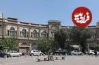 عکس| سفر زمان؛ رهگذران در خیابان حسن‌آباد تهران در دهۀ 40