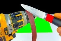 (ویدئو) ساده ترین و سریع ترین روش ها برای تیز کردن چاقو مثل تیغ جراحی