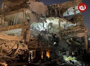 تصاویر؛ ۶ ساختمان در تل‌آویو در حمله ایران با خاک یکسان شد