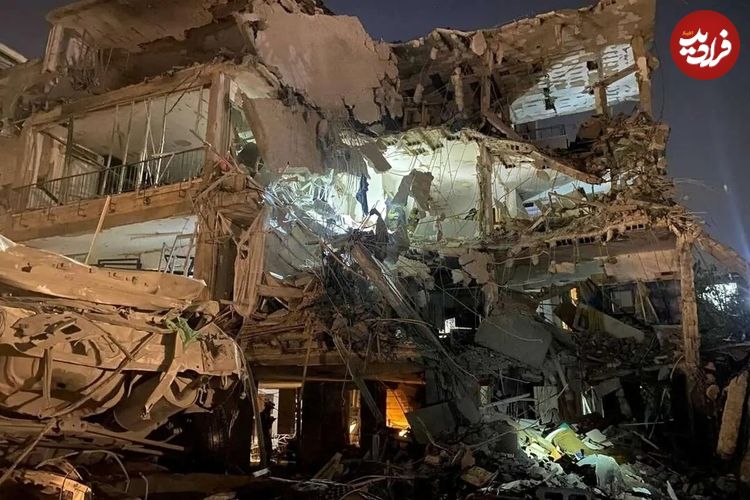 تصاویر؛ ۶ ساختمان در تل‌آویو در حمله ایران با خاک یکسان شد