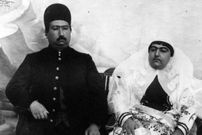 عکس؛ سفر در زمان؛ «محمدعلی شاه در کودکی و در کنار پدرش»؛ سال 1260