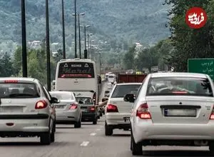 آخرین وضعیت جاده‌های کشور/ ترافیک سنگین در جاده هراز (مسیر شمال به جنوب)