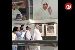 ببینید| بازدید یک سیاستمدار با کولر از معبد!