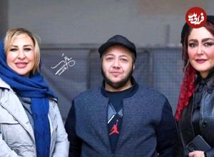عکس؛ سفر به تاریخ؛ «مازیار (شهره) لرستانی» در 39 سالگی در کنار «فاطمه معتمد آریا»؛ سال 1384
