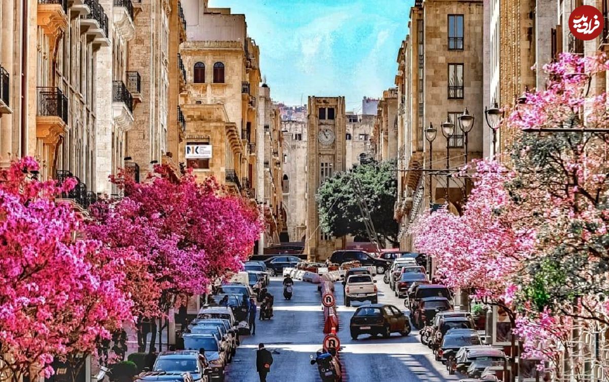 عکس؛ سفر به تاریخ؛ «بازار میوه فروشان بیروت لبنان»؛ سال 1351