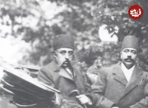 عکس| سفر زمان؛ مظفرالدین شاه در حال گردش با کالسکه در شهر پاریس؛ 126 سال قبل