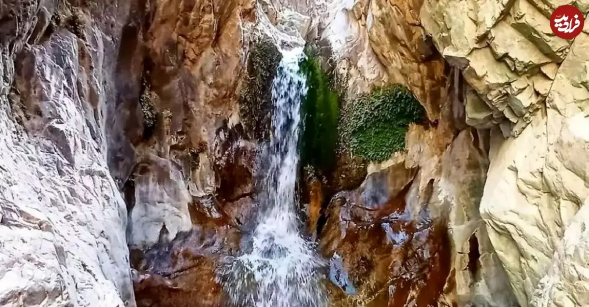 تصاویر؛ آبشار دلفارد جیرفت؛ طبیعت بکر و چشم‌نواز جنوب کرمان