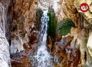 تصاویر؛ آبشار دلفارد جیرفت؛ طبیعت بکر و چشم‌نواز جنوب کرمان