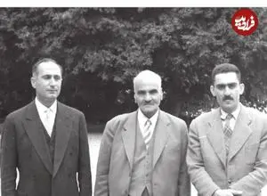 عکس| سفر در زمان؛ استقبال سیدحسن تقی‌زاده از نیکسون، معاون رئیس‌جمهور وقت آمریکا در مجلس شورای ملی