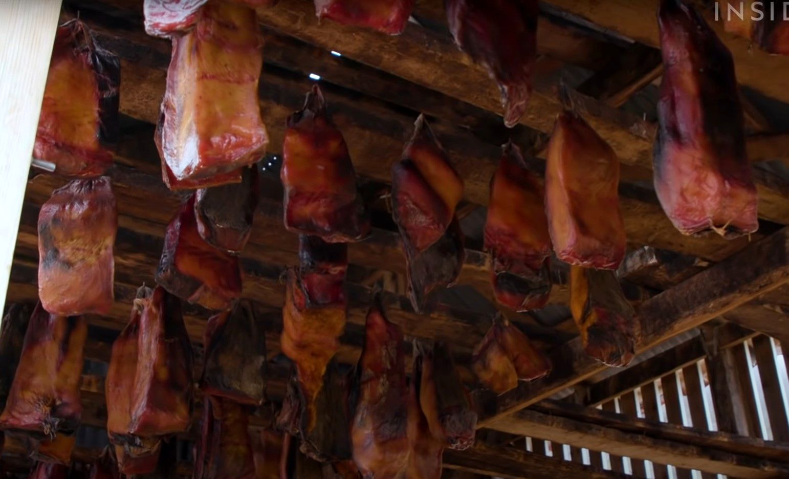 (ویدئو) مراحل فرآوری گوشت کوسه گریلند توسط ایسلندی ها؛ سمی ترین کوسه جهان!