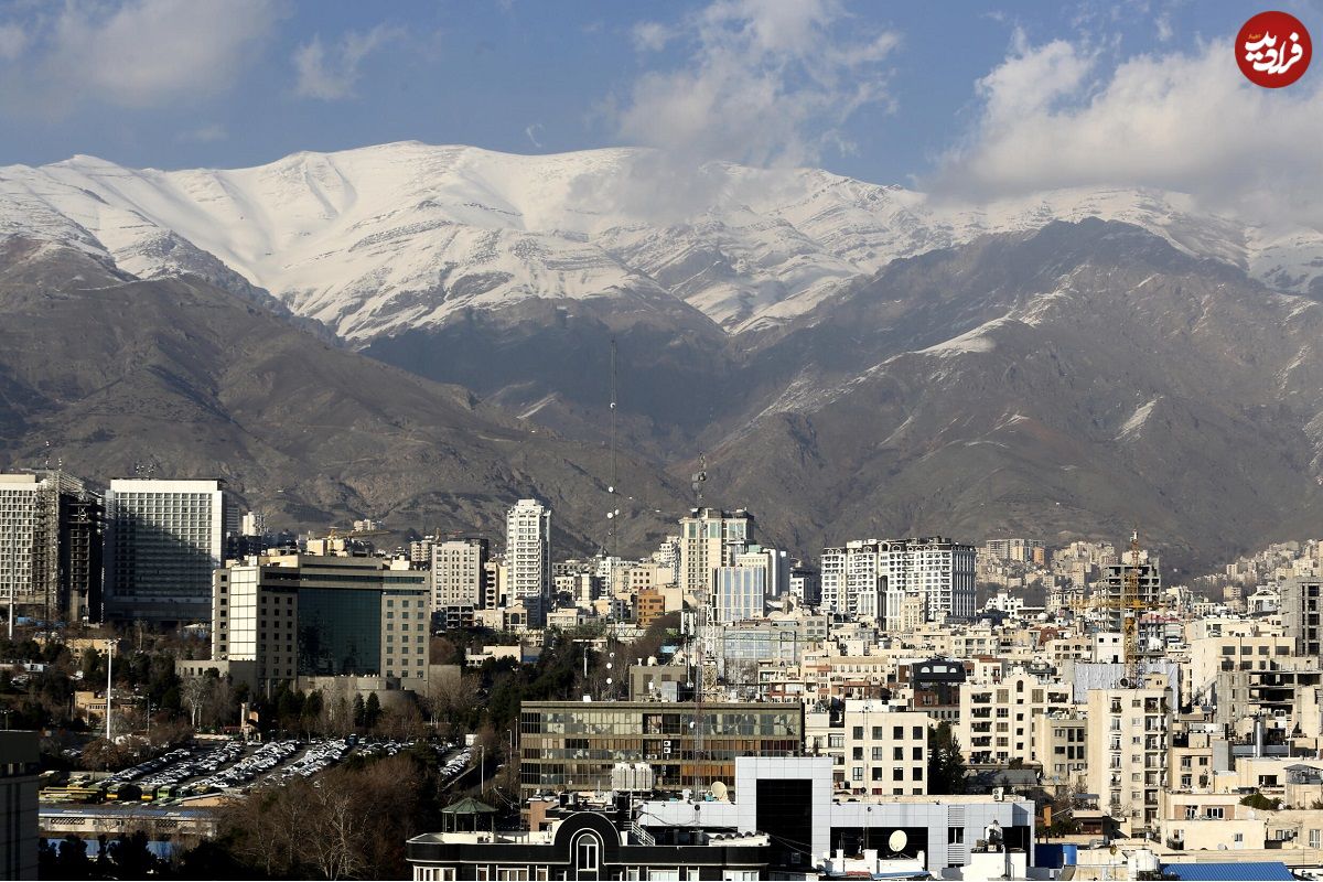 عکسی از بالاشهر تهران که مورد توجه قرار گرفت