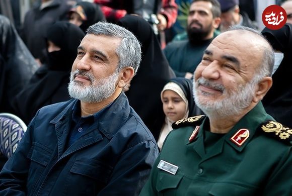 عکس؛ سفر به تاریخ؛ عکس کمتردیده‌شدۀ «سردار حاجی‌زاده و سردار سلامی» در کنار هم