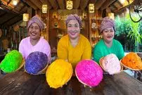 ببینید| غذای روستایی در سنگاپور؛ پخت مرغ شکم پر به روش سنتی