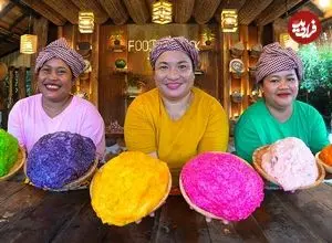 ببینید| غذای روستایی در سنگاپور؛ پخت مرغ شکم پر به روش سنتی