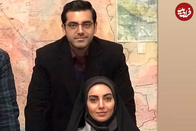 عکس| سفر زمان؛ «جوادجوادی» (بچه مهندس) و همسرش «ندا دیبا» در یک جشن تولد