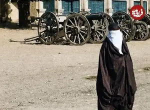 عکس| سفر زمان؛ تصویر رنگی‌شده از «میدان توپخانه» در زمان ناصرالدین شاه