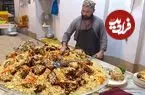 ببینید؛ غذای خیابانی در پاکستان؛ پخت محبوب ترین کابلی پلو در پیشاور
