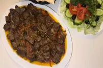 ببینید| طرز تهیه یک غذای فوری و سنتی با جگر گاو