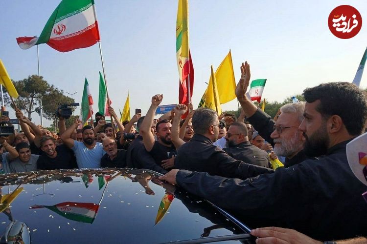 ببینید؛  صداوسیما: استقبال مردم لبنان از لاریجانی در بدو ورود به بیروت