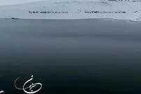 ببینید؛ حجم آبِ سد اکباتان بعد از بارش برف جلب‌توجه کرد