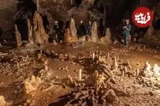 سازۀ شگفت‌انگیزی که 176 هزارسال قبل توسط انسان‌های منقرض‌شده در اعماق غار ساخته شد