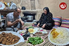 ببینید؛ غذای روستایی در ایران؛ پخت خورشت فسنجان اصیل