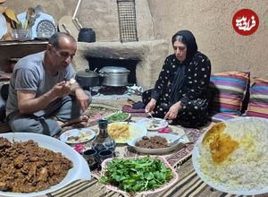 ببینید؛ غذای روستایی در ایران؛ پخت خورشت فسنجان اصیل